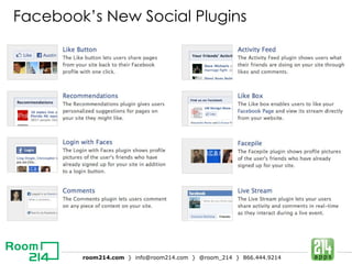 Facebook’s New Social Plugins 