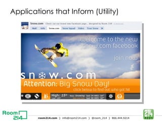 Applications that Inform (Utility) 