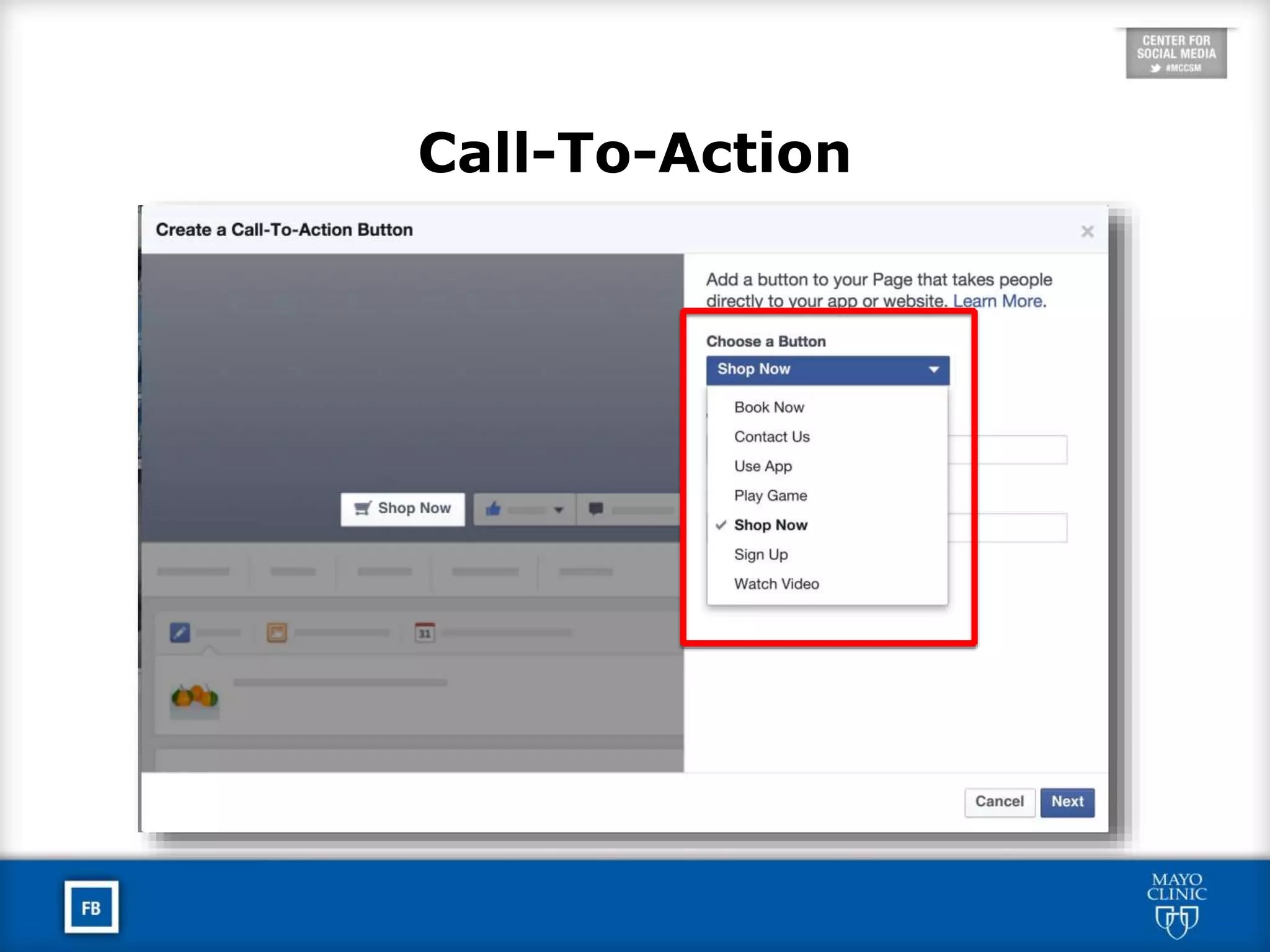 Call-To-Action
 