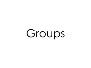 Groups 