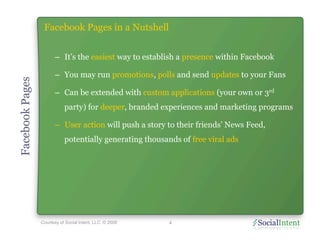 Facebook Pages 101