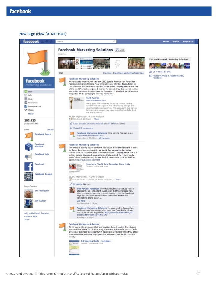 Facebook Fan Page Transition Guide