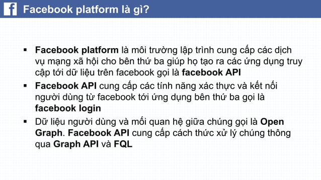 Facebook platform | PPT