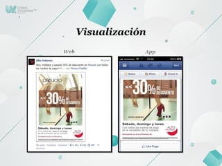 Visualización
Web App