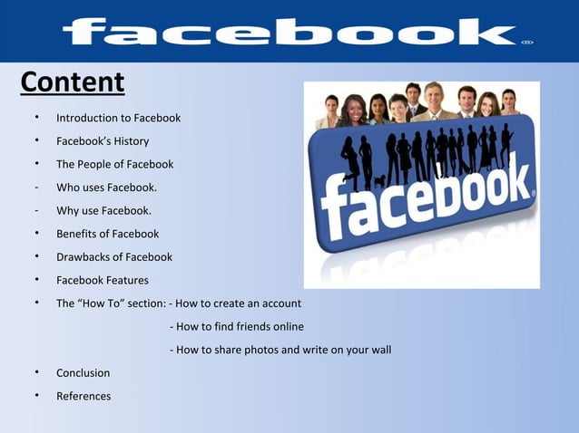 Facebook ppt phase 3 | PPT | Social Networking | Internet