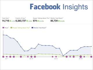 Facebook Insights
 
