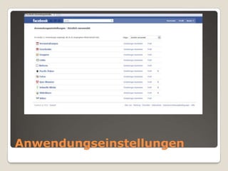Anwendungseinstellungen