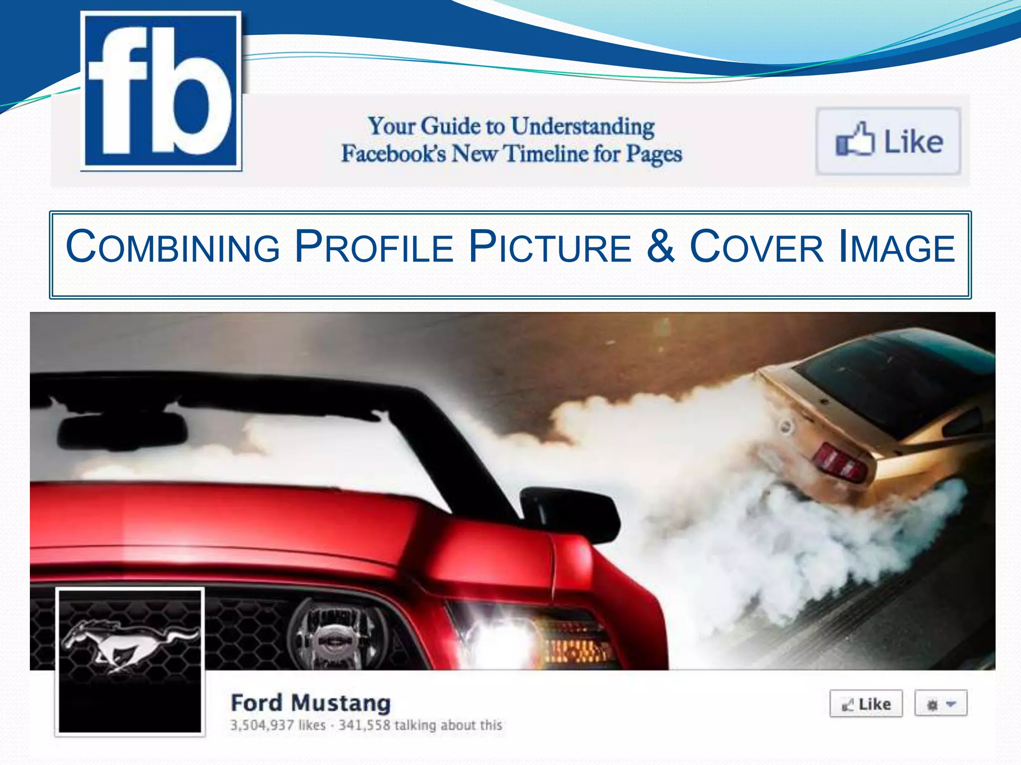 COMBINING PROFILE PICTURE & COVER IMAGE
 