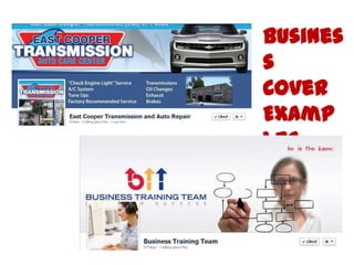 Busines
s
Cover
Examp
les
 