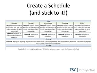Create a Schedule(and stick to it!)