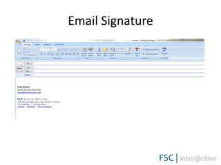 Email Signature