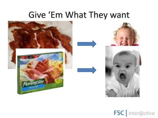 Give ‘Em What They want