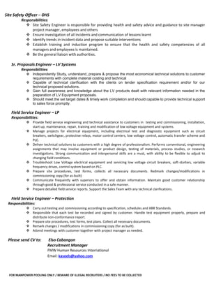 Ensure efficient cooperation and communication within the business unit (design, project, supply management, and quality control dept.)