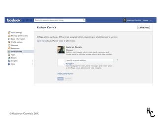 © Kathryn Corrick 2012
 