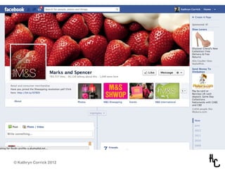 © Kathryn Corrick 2012
 