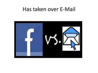 Has taken over E-Mail
 