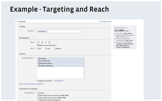 Example - Targeting and Reach
 