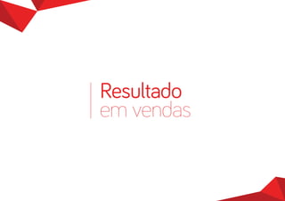 Resultado 
em vendas 
 