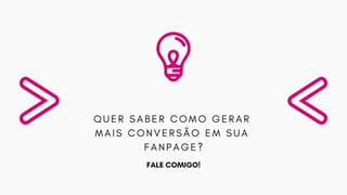 FacebookAds = Leads + Receita Previsível