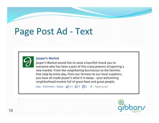 Page	
  Post	
  Ad	
  -­‐	
  Text	
  
1313
 