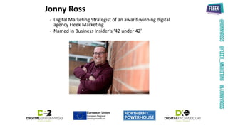Jonny Ross
- Digital Marketing Strategist of an award-winning digital
agency Fleek Marketing
- Named in Business Insider’s...
