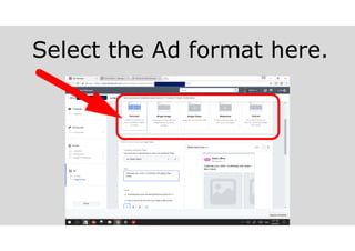 Select the Ad format here.
 