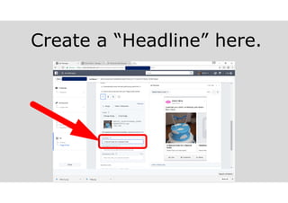 Create a “Headline” here.
 