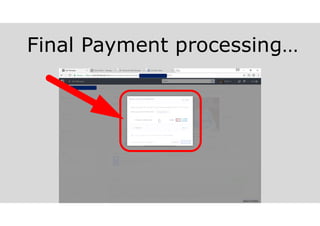 Final Payment processing…
 