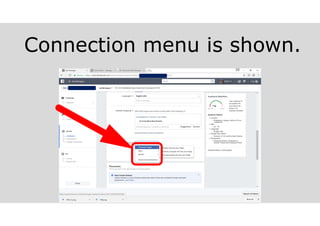 Connection menu is shown.
 