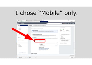 I chose “Mobile” only.
 