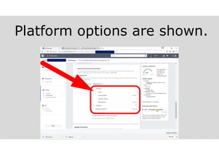 Platform options are shown.
 