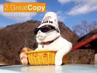 Like Ad
Es geht nicht
um die günstigsten
Likes, sondern um
die relevanteste
Zielgruppe
 