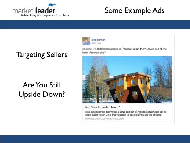facebook ads for real estate professionals examples of real estate ads