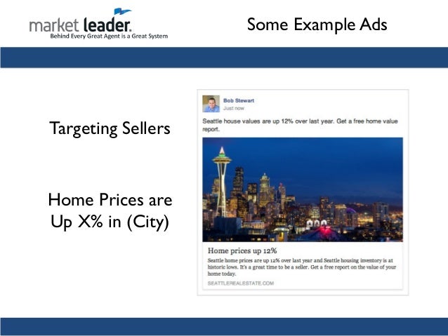 facebook ads for real estate professionals examples of real estate ads