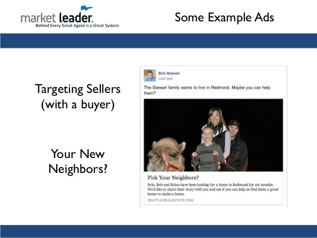 facebook ads for real estate professionals examples of real estate ads