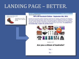 LANDING PAGE – BETTER.
 