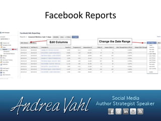 Facebook Reports

 