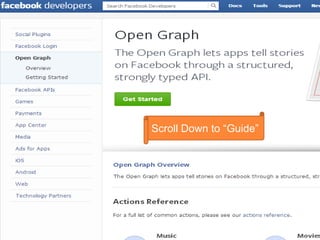 Scroll Down to “Guide”