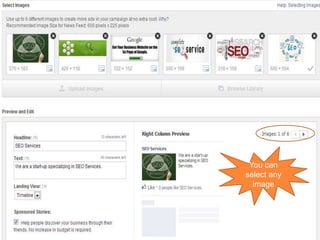 You can
select any
image