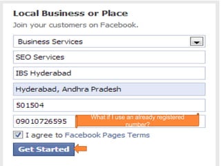 What if I use an already registered
number?
