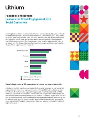 Facebook and Beyond - Lessons for Brand Engagement with Social Customers 
