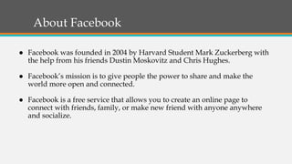 Facebook and Data Mining | PPTX