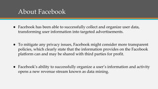 Facebook and Data Mining | PPTX