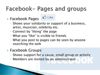 Facebook and linked in 101