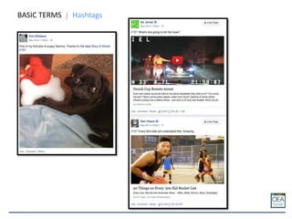 BASIC TERMS Hashtags
 