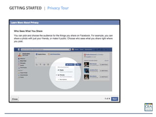 GETTING STARTED Privacy Tour
 
