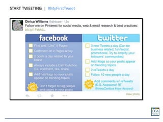 START TWEETING #MyFirstTweet
 