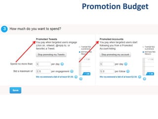 Promotion Budget
 