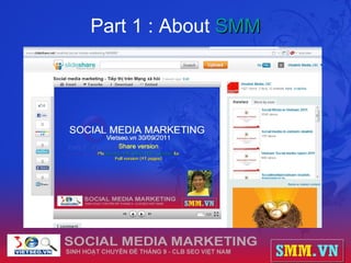 Part 1 : About  SMM 