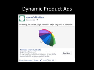Dynamic Product Ads
 